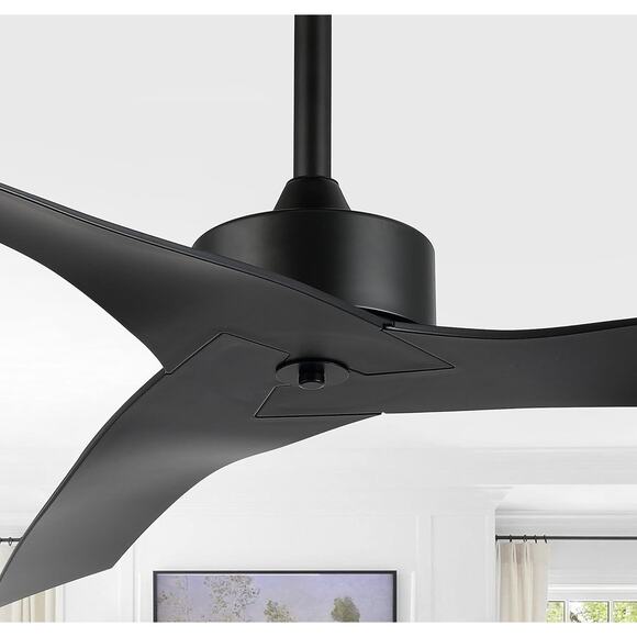 Jonathan Y Aldrin 50" Modern Ceiling Fan 6-Speed Costal Black JYL9715A Remote - Picture 4 of 6
